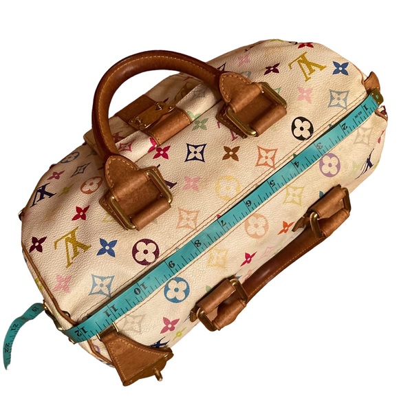 Authentic vintage Louis Vuitton Takashi Murakami Rainbow Monogram Speedy 30 - Picture 15 of 16